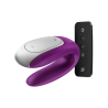 VIbrador Parejas Satisfyer Double Fun Morado con APP y Mando