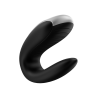 VIbrador Parejas Satisfyer Double Fun Negro con APP y Mando