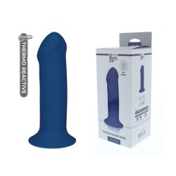 Dream Dildo Solid Love Thick Azul Silicona 18 cm