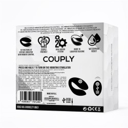 Vibrador Parejas Couply Silicona Líquida Recargable con mando