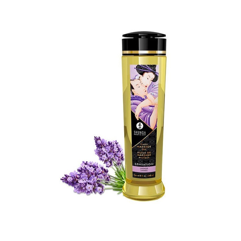 Shunga Aceite Masaje Sensation Lavanda 240ml