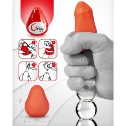 Huevo Masturbador Reutilizable G-Egg Rojo