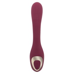 S Pleasures Succionador clítoris y vibrador Dual Recargable Burdeos
