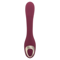 S Pleasures Succionador clítoris y vibrador Dual Recargable Burdeos