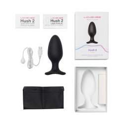 Lovense Plug Hush 2 Talla L 5'72 cm Control Remoto APP