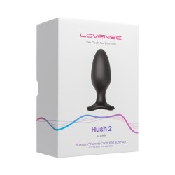 Lovense Plug Hush 2 Talla L 5'72 cm Control Remoto APP