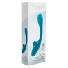 S Pleasures Succionador clítoris y vibrador Dual Recargable Turquesa