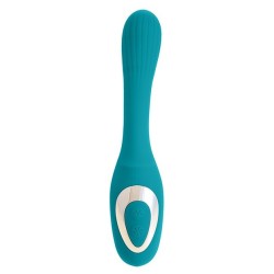 S Pleasures Succionador clítoris y vibrador Dual Recargable Turquesa