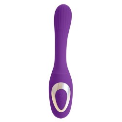 S Pleasures Succionador clítoris y vibrador Dual Recargable Morado