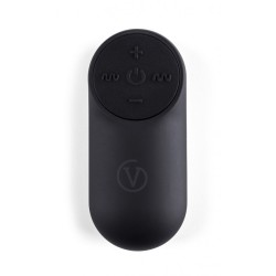 Virgite Vibrador Parejas E12 Negro Silicona Recargable con mando