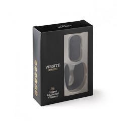 Virgite Vibrador Parejas E12 Negro Silicona Recargable con mando