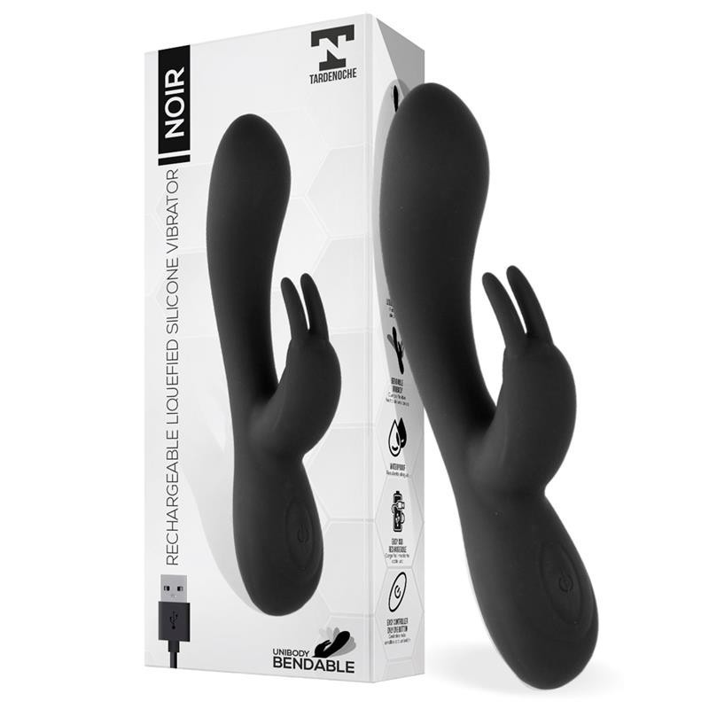 Vibrador Noir Silicona Líquida Inyectada Recargable Flexible