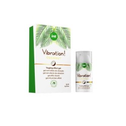 Vibrador Líquido Intt Coco Vegano Unisex Gel estimulante 15 ml