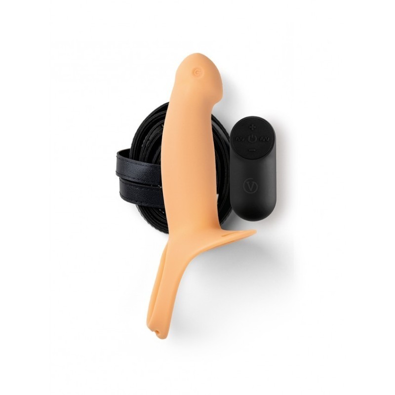 Virgite Arnés Hueco Silicona con vibración y mando para pene H3 Talla S