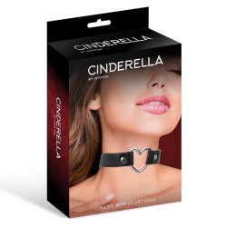 Cinderella Choker Collar Corazón Negro