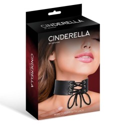 Cinderella Choker Collar Corset Lazo Negro