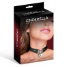 Cinderella Choker Collar Corazon Candado Negro