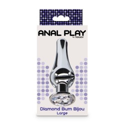 Toy Joy Plug Metálico Diamond Bum Bijou Talla L