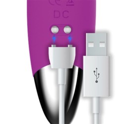 Vibrador Ten Silicona Punto G muy flexible USB