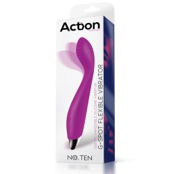 Vibrador Ten Silicona Punto G muy flexible USB