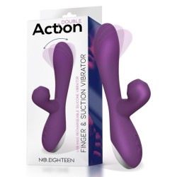 Vibrador con succión y...