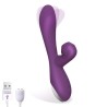 Vibrador con succión y oscilación Eighteen Silicona Recargable