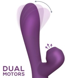 Vibrador con succión y oscilación Eighteen Silicona Recargable