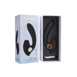 S Pleasures Impulse Vibrador y succionador Recargable Negro