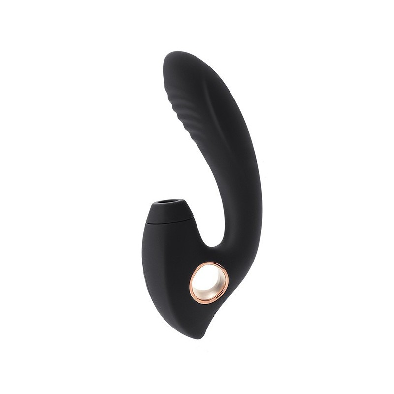 S Pleasures Impulse Vibrador y succionador Recargable Negro