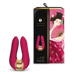 Shunga Vibrador Masajeador Aiko USB Frambuesa