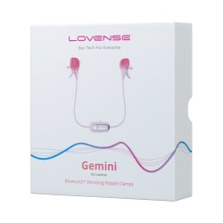 Lovense Gemini APP Pinzas pezones vibradoras