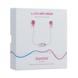 Lovense Gemini APP Pinzas pezones vibradoras