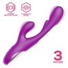 Vibrador Priya 3 motores con lengua interna Silicona USB