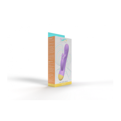 Party Colors Vibrador Keny Recargable silicona Lila