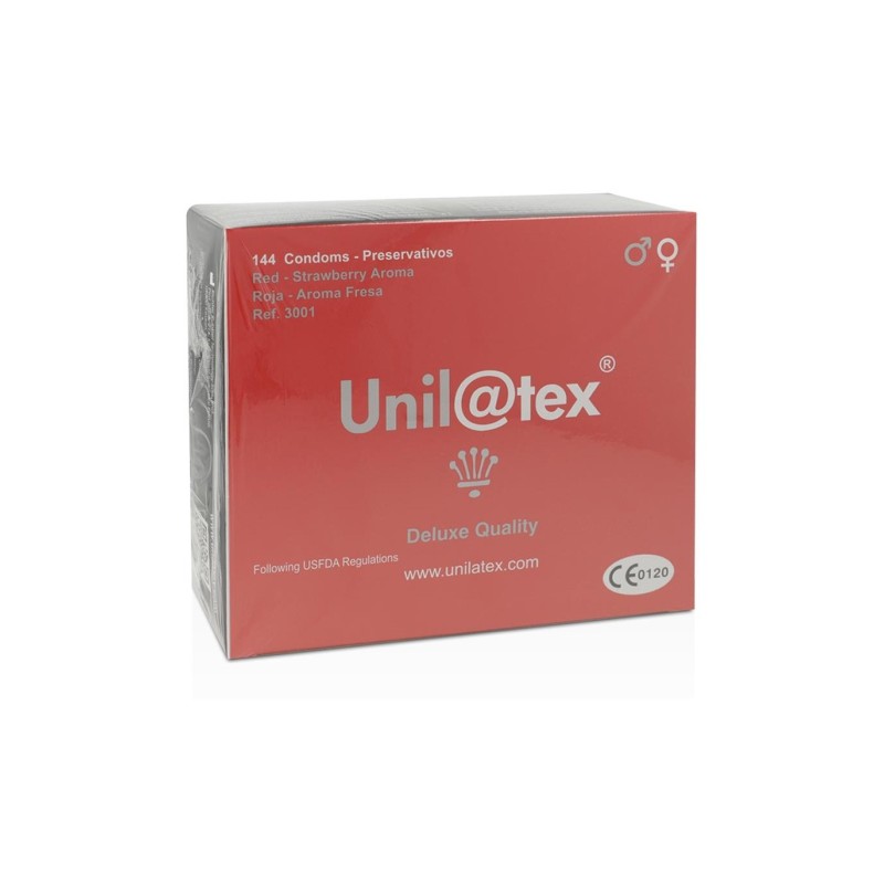 Preservativos Unilatex fresa 144 uds.