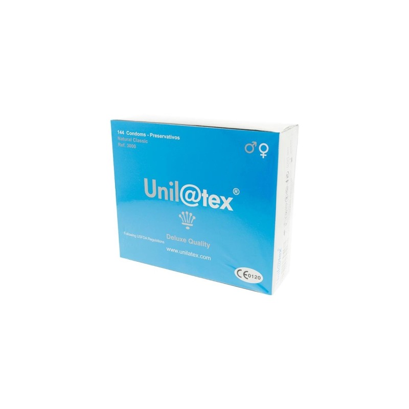 Preservativos Unilatex natural 144 uds.
