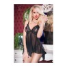 Chilirose CR4194 Babydoll Negro XXL