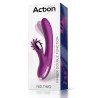 Action Vibrador Two Silicona Movimiento Dedo con rueda giratoria USB