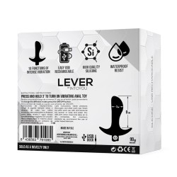 Estimulador Plug Anal Lever Silicona Recargable