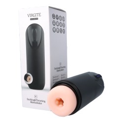 Virgite Masturbador M1 vagina realístico con vibración y Sube y Baja USB
