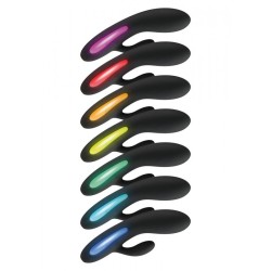 Vibrador LUZ Splendor Negro con estimulador