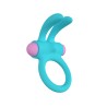 Anillo Vibrador con mando Riny Azul Recargable Silicona