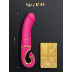 Vibrador GJay  Mini Textura Bioskin Recargable Rosa