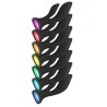 Vibrador LUZ Aura Negro con estimulador