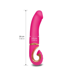 Vibrador GJay  Mini Textura Bioskin Recargable Rosa