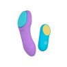 Panty Vibrador Con Mando Recargable Lila