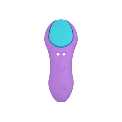 Panty Vibrador Con Mando Recargable Lila