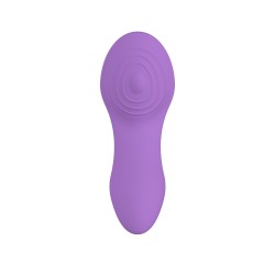 Panty Vibrador Con Mando Recargable Lila