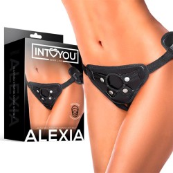 Base de Arnés universal Alexia con 3 anillas para dildo