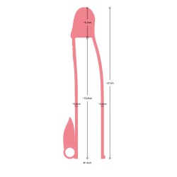 Virgite funda Realística Pene S3 con vibración16'2 cm